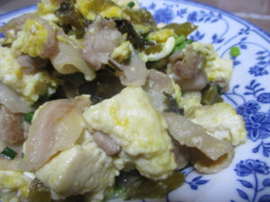 高菜と豆腐の炒め煮